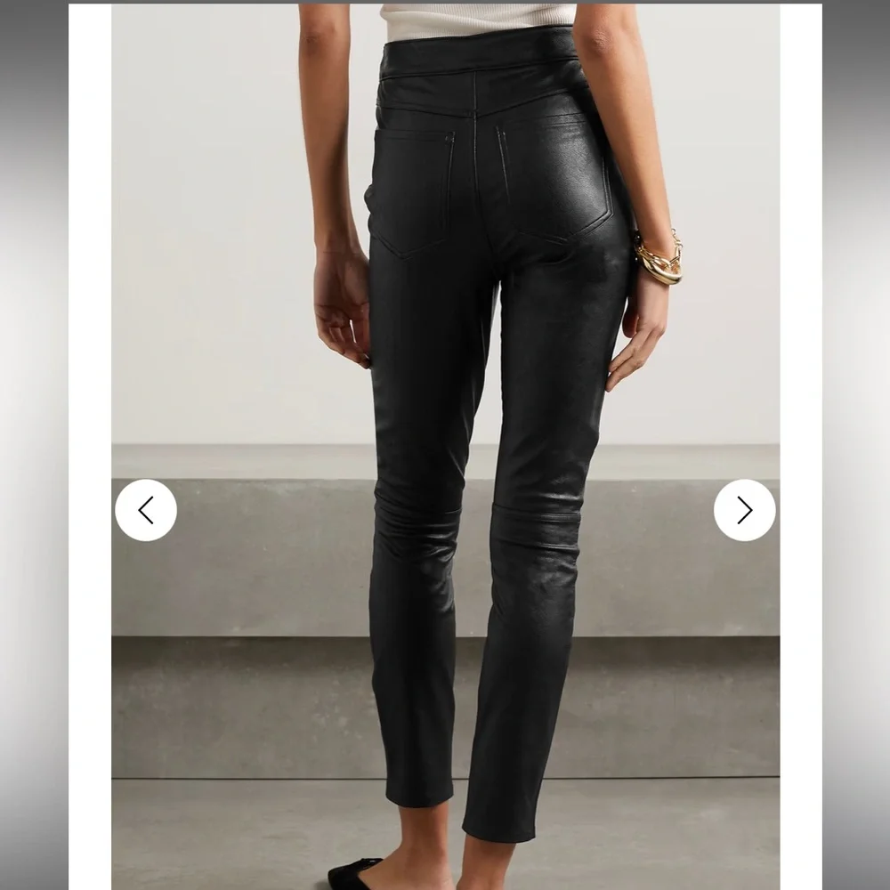 SPANX Black Skinny Pants with Sleek Fit - Picture 2 of 12